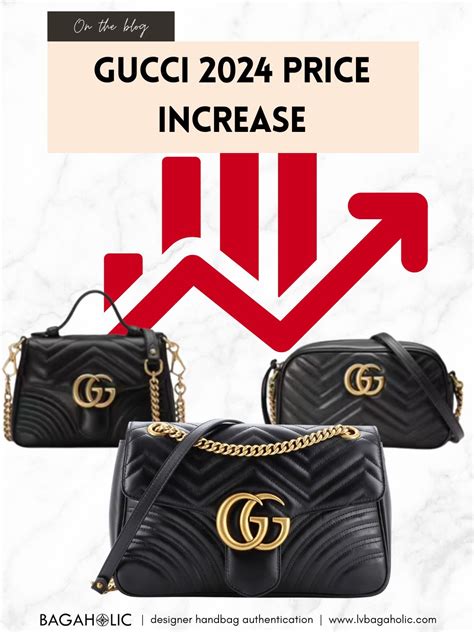 gucci price increase october 2018|gucci marmont price increase.